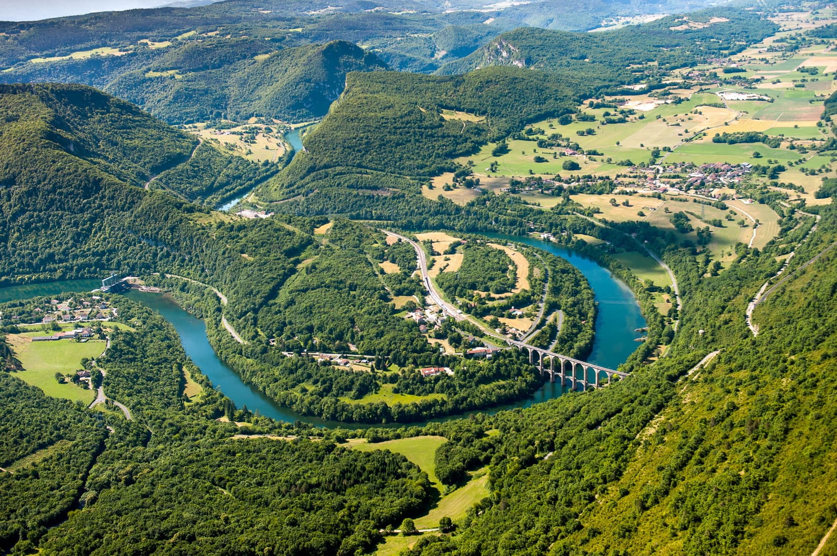 Printemps ViaducCize Aerien