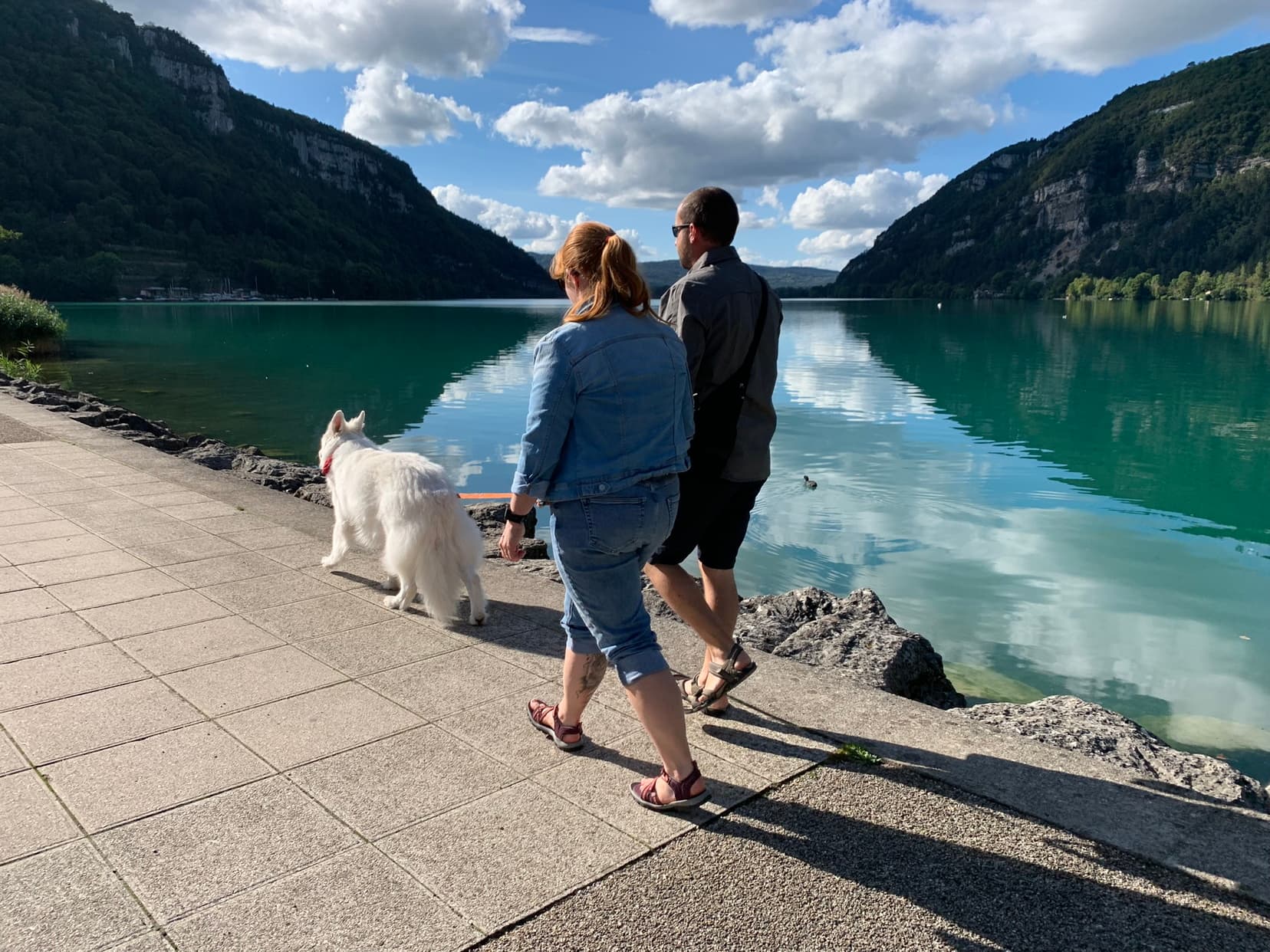 TourismeCaninBaladeCoupleLacNantua
