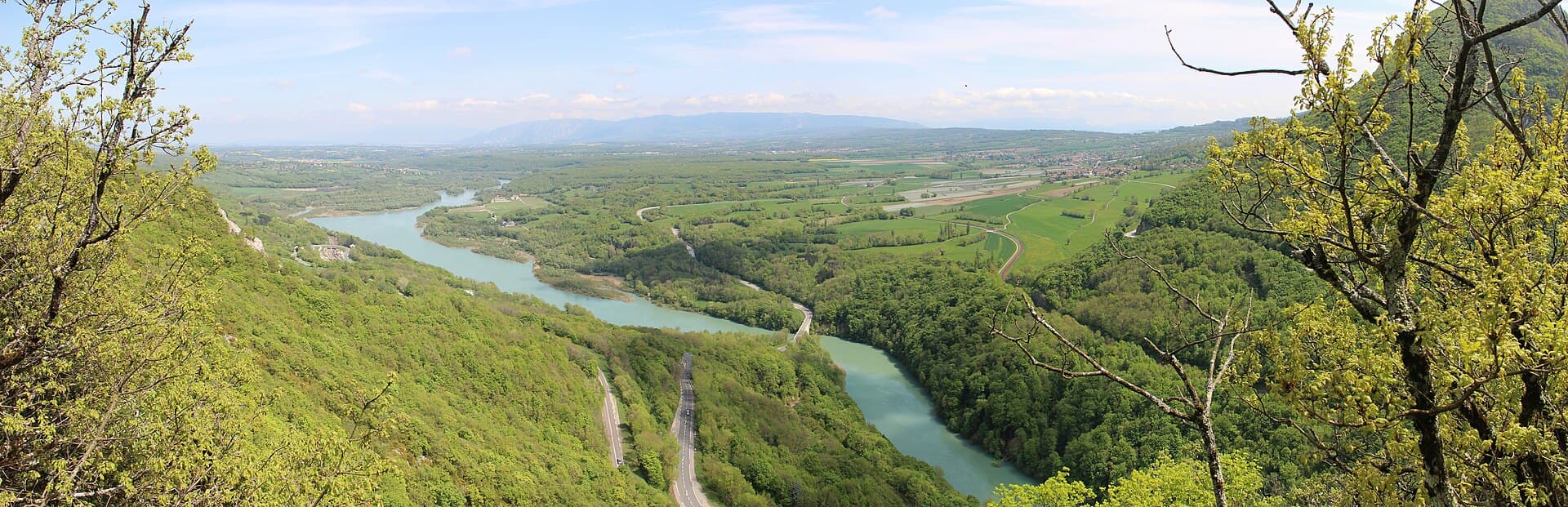 Panoramic view onto the Rhône - panoramio