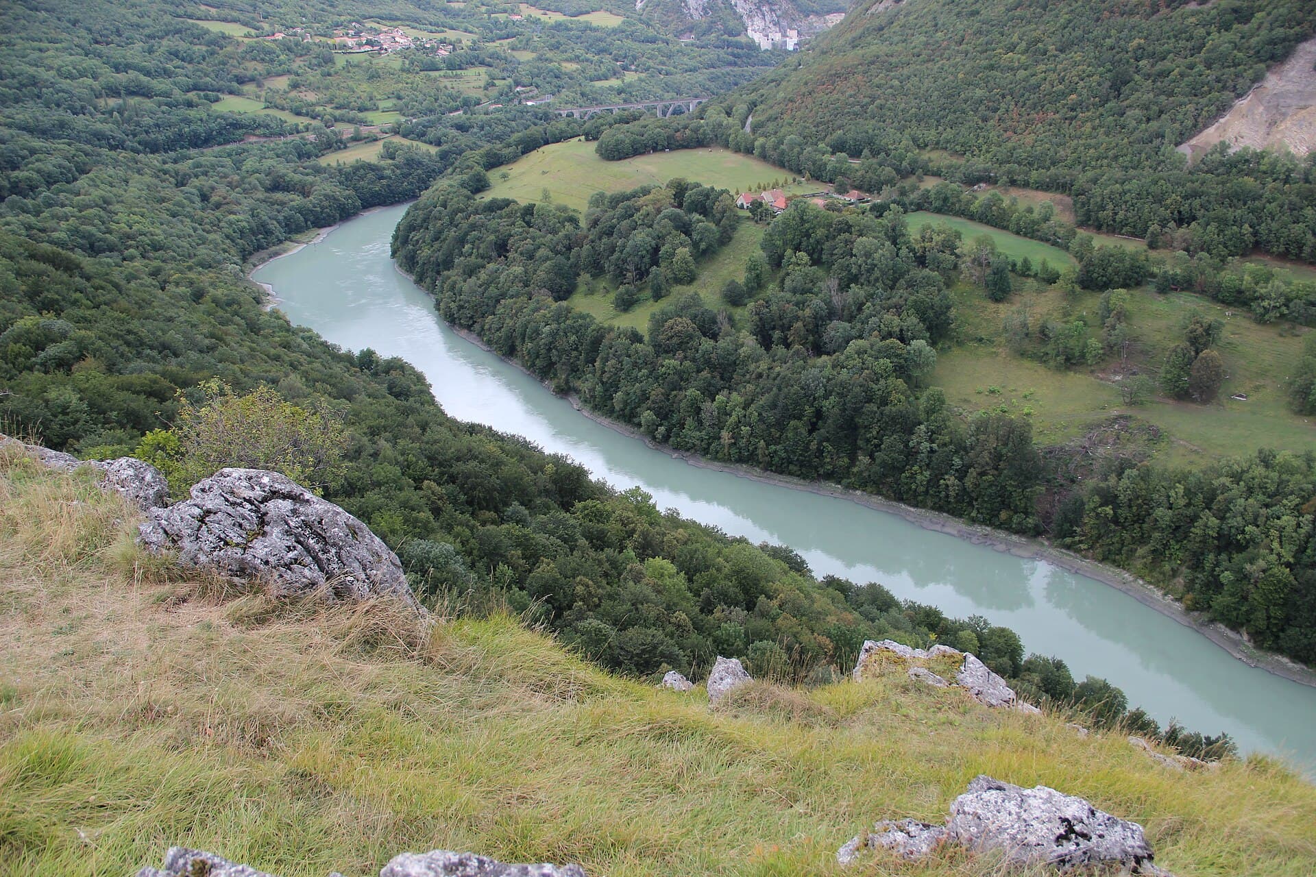 Rhône from the Rocher de Léaz - panoramio