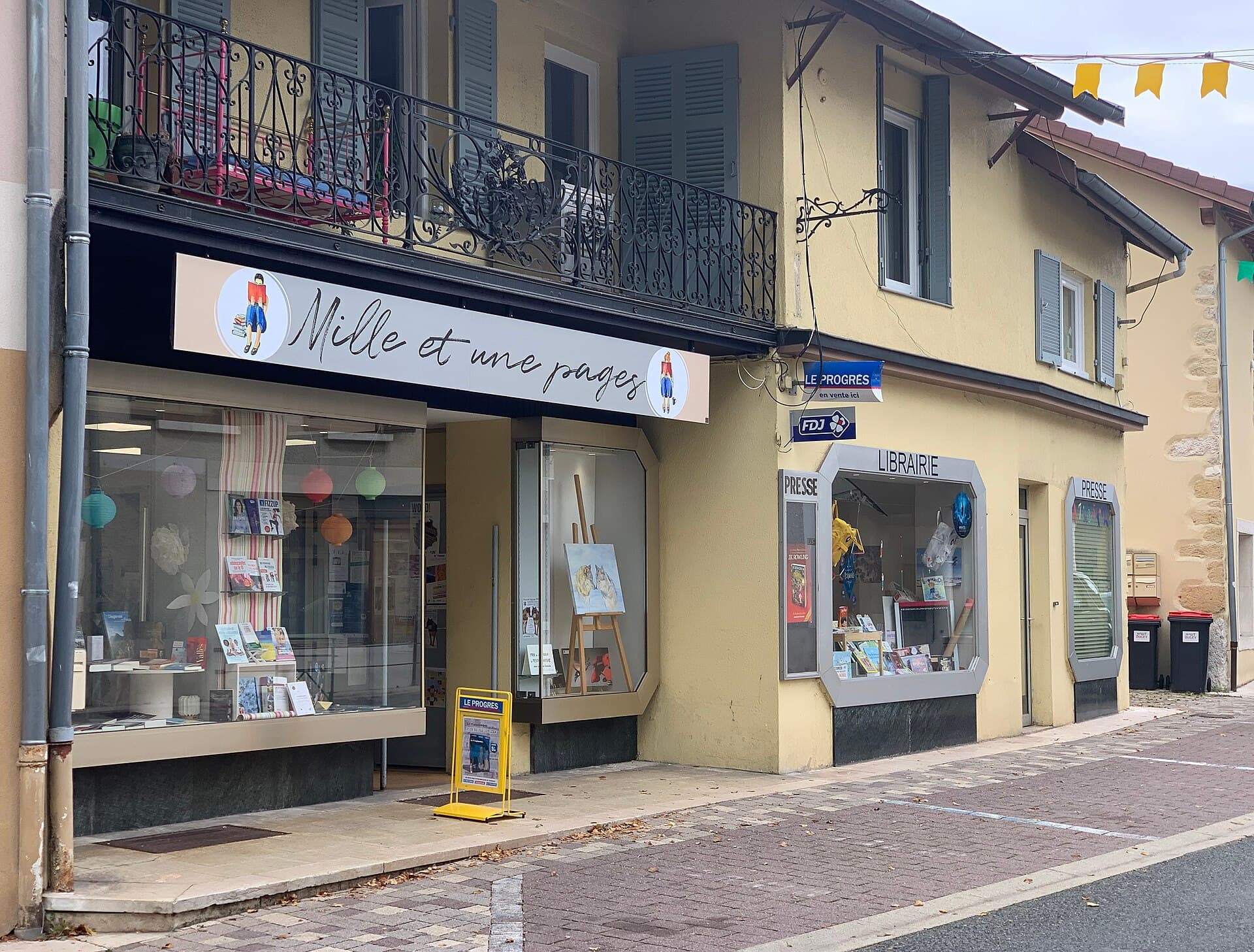 Une librairie à Plateau-d'Hauteville (septembre 2021)
