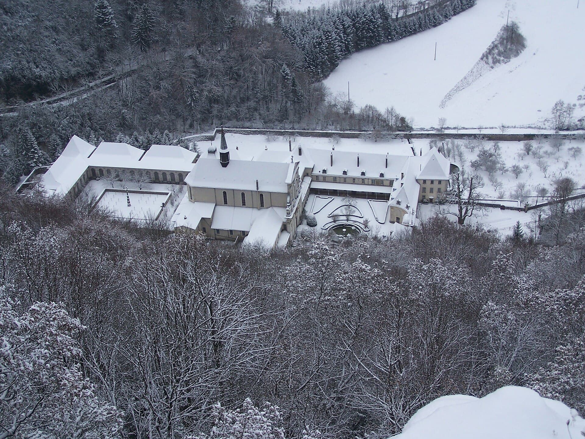 Chartreuse de Sélignac vue de la falaise - panoramio