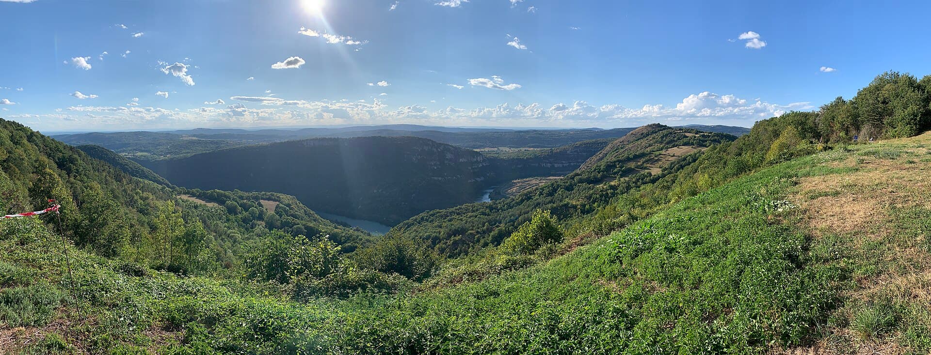 Gorges Ain vues depuis Point Vue Solomiat - Serrières Ain - 2020-08-18 - 2