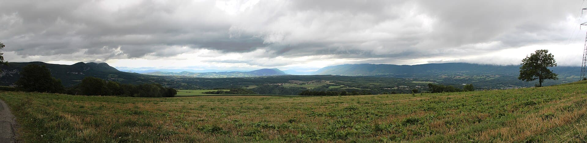 Panoramic view on the Rhône valley near Bellegarde - panoramio