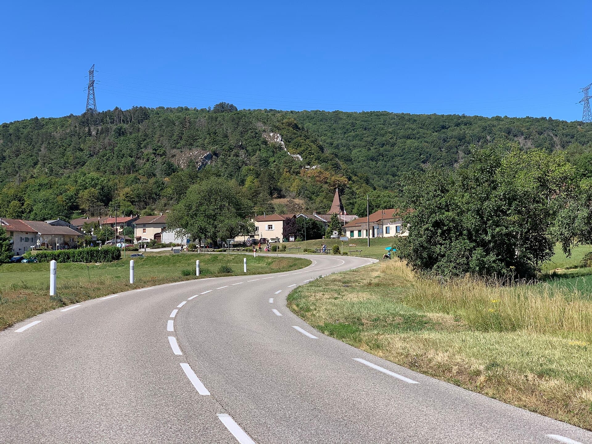 Vue de Matafelon-Granges en août 2020