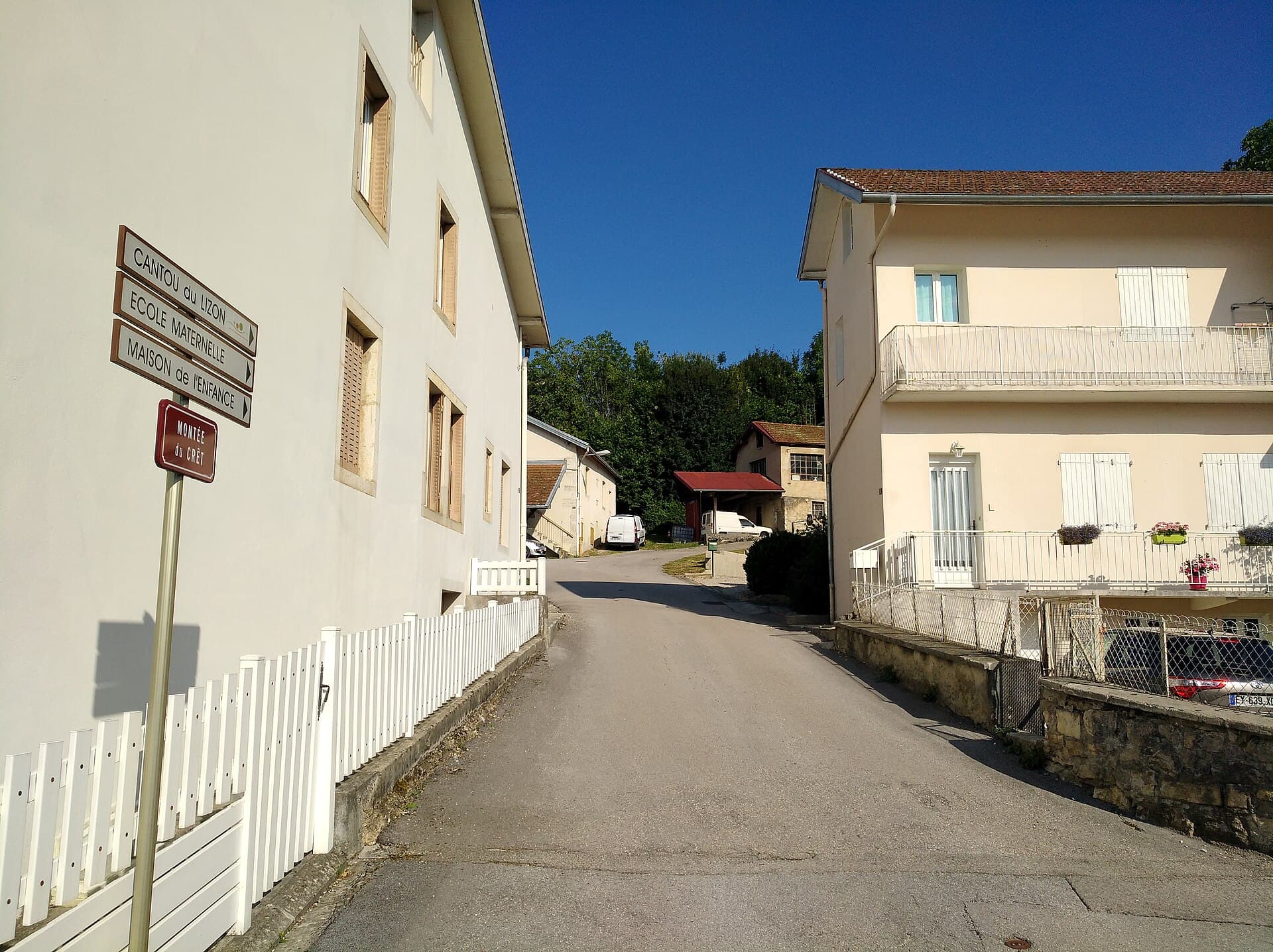 Lavans-lès-Saint-Claude - Montée du Crêt (juil 2018)