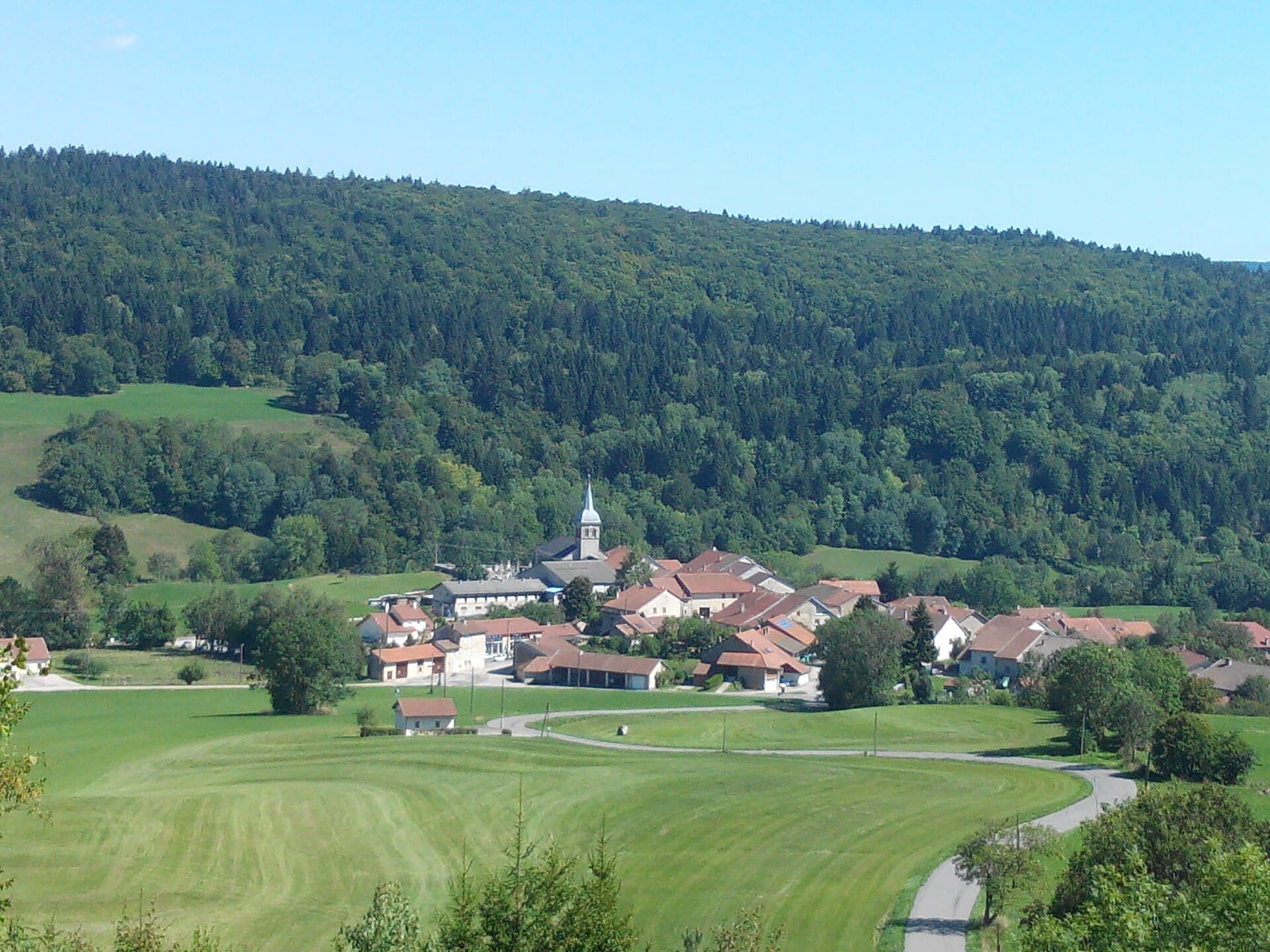 Vue du village de Charix (2015)