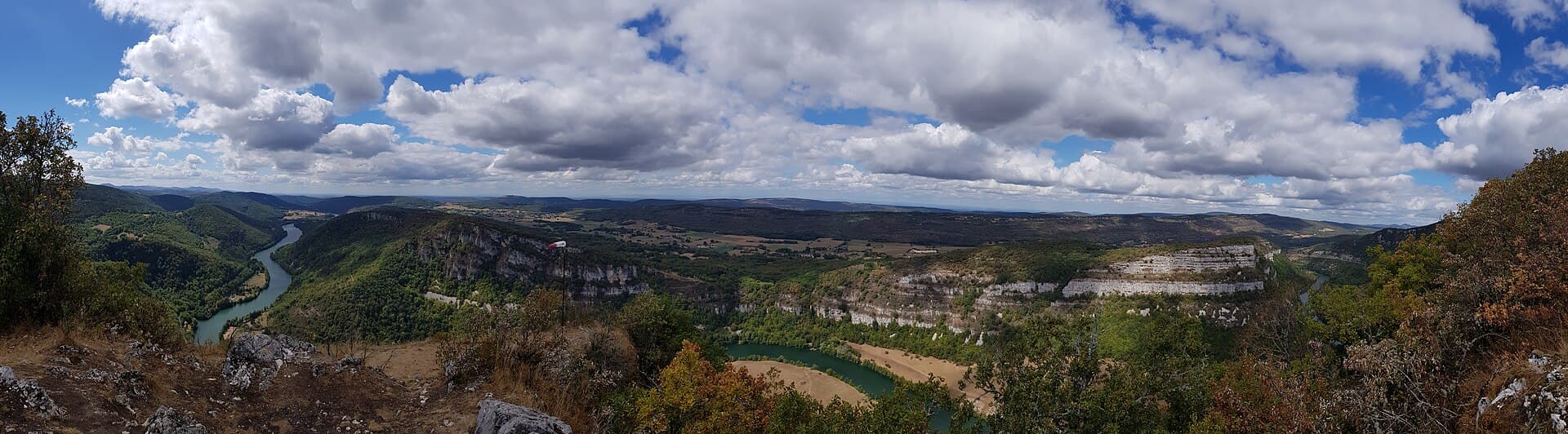 Ain depuis le Mont Balvay (Leyssard) panorama